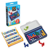 Smartgames IQ Fit - jeu de réflexion logique et puzzle de voyage - 120 devoirs avec pièces de puzzle 3D - jeu solo éducatif pour enfants et adultes - à partir de 6 ans