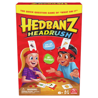 Spin master games hedbanz - jeu de voyage - que suis-je ? - Néerlandais
