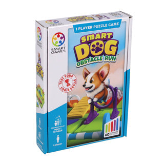 Smartgames smart dog - jeu de réflexion logique - 60 défis - jeu solo compact pour enfants et adultes - à partir de 6 ans
