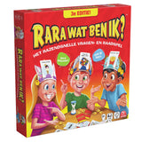 Jeux Spin Master Rara, que suis-je ? hedbanz 3ème édition 2025 - nouvelles cartes et bandeaux - 2-6 joueurs