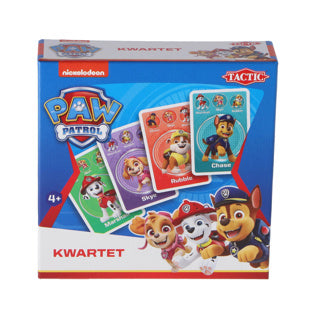 Quatuor Tactic Paw Patrol – Jeu de cartes – Jeu pour enfants – À partir de 4 ans – 2-4 joueurs