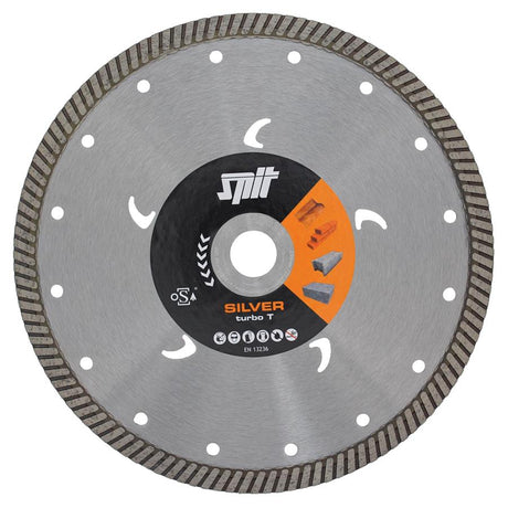 Lame de scie diamantée Spit silver turbo-t ø230x22,2mm