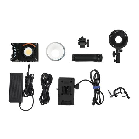 Sirui lampe de poche led cob bicolore c150x combo