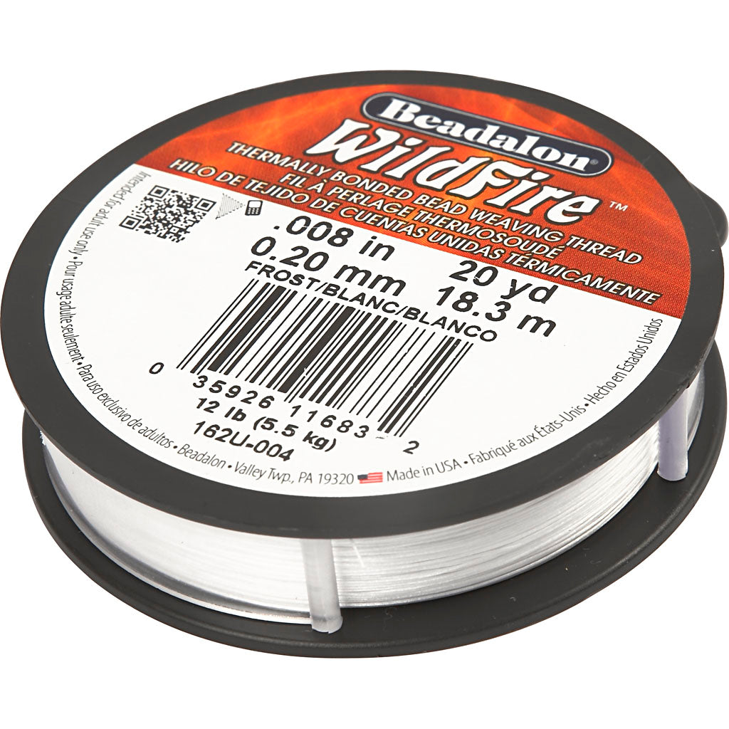 Beadalon https : www.ccobby.nl bijoux-fil-épaisseur-0-2-mm-blanc-18-30-m-1-roll