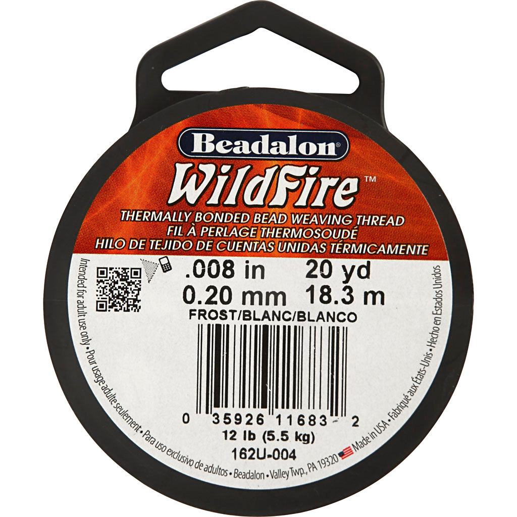 Beadalon https : www.ccobby.nl bijoux-fil-épaisseur-0-2-mm-blanc-18-30-m-1-roll
