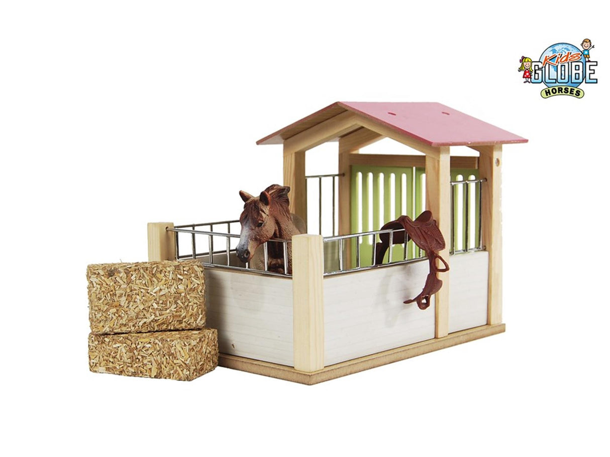 Boîte à cheval globe enfant 14x21,8x14cm rose