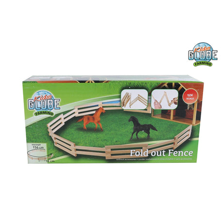 Clôture en bois globe pour enfants 1:24, 156cm