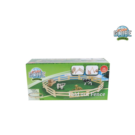 Clôture en bois globe pour enfants 1:32, 132cm