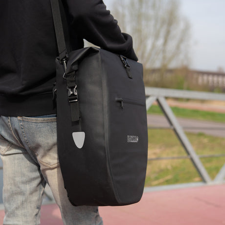 Sacoche de vélo Lynx simple TPU 28L vert menthe étanche e-bike Hayes