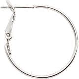 Boucles d'oreilles de Creativ Company argentées, 8e.
