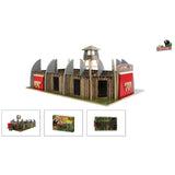 Park Dinoworld en bois Dinosaur avec set de jeu Watchtower