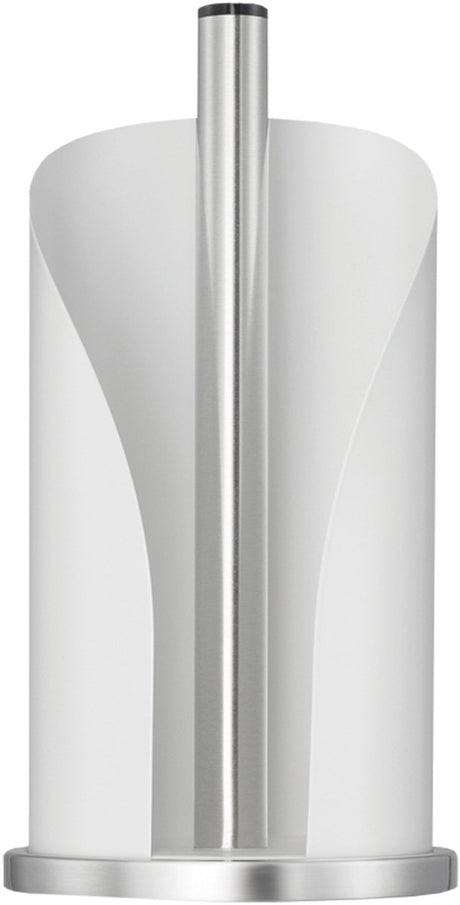 Porte-rouleau de cuisine Wesco | porte-rouleau de papier | métal - blanc mat | porte-rouleau de papier toilette
