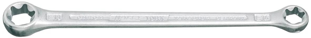 Hazet clé polygonale double 609 do-ring chl. e14xe18, e-hexalobulaire interne