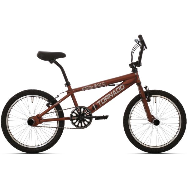 Vélo Royal BMX - Bugatti tornado freestyle 20 pouces - marron foncé