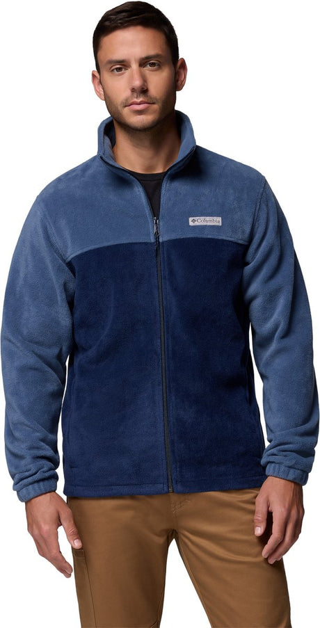 Columbia Steens Mountain™ full zip 2.0 veste polaire homme - veste polaire avec fermeture éclair complète - gilet polaire - bleu - taille l