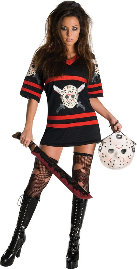 Souhaits secrets rubis - vendredi 13 Jason Killer Deluxe Ladies (taille XS)