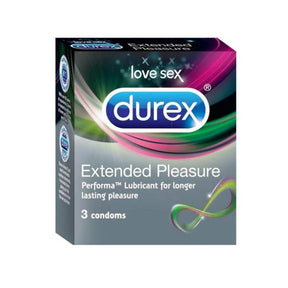 Préservatifs Durex 3pcs plaisir prolongé