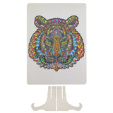 Brandless sans marque Puzzle en bois avec figurine de tigre - 130 pièces