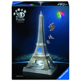 Ravensburger Puzzle 3D iconiques Tour Eiffel - avec lumière - 243 pcs.