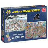 Puzzle Jan van Haasteren - donnez-nous de l'espace comme dans le film - 2x1000pcs.