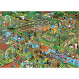 Puzzle Jumbo Jan van Haasteren - jardins familiaux, 1000 pcs.