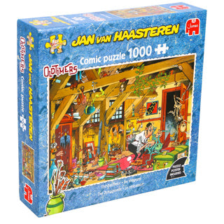 Puzzle Jumbo Jan van Haasteren - voitures anciennes le célibataire, 1000 pcs.
