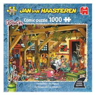 Puzzle Jumbo Jan van Haasteren - voitures anciennes le célibataire, 1000 pcs.