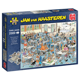 Jumbo Jan van Haasteren l'exposition féline 2000 pièces