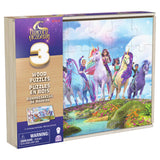 Puzzle en bois Unicorn Academy 3pack dans une boîte en bois (3x24 pièces) | 2 pièces
