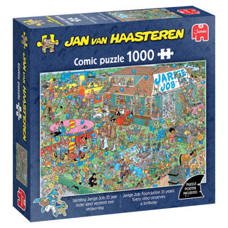 Travail d'anniversaire de la Fondation Jan van Haasteren 15 ans, 1000 pcs.