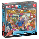 Puzzle Wasgij Retro Mystery 9 - Le plus grand vol de train, 1000 pcs.