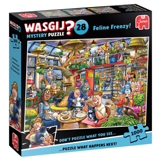 Wasgij mystère 28 - jeu du chat et de la souris ! - Puzzle de 1000 pièces - Puzzle