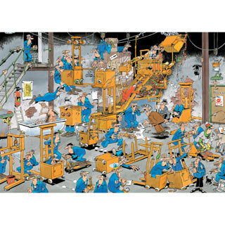 Puzzle Jan van Haasteren - voitures anciennes - c'est parti ! - 1000 pièces.