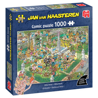 Jan van Haasteren - Soirée barbecue ! - Puzzle de 1000 pièces - Puzzle