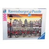 Ravensburger puzzle Amsterdam hangar à vélos 1000 pièces