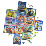 Spinmaster puzzle pack Paw Patrol 12 pack 5x24 pièces, 5x48 pièces, 2x100 pièces