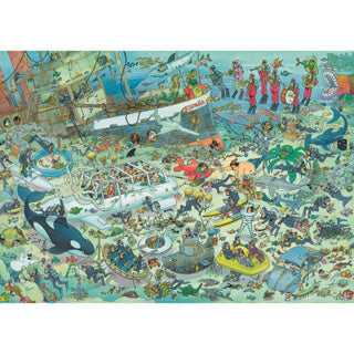 Puzzle géant Jan van Haasteren mer profonde 1000 pièces