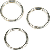 Bague fendue Creativ company, d 5 mm, plaqué argent, 30 pièces 1 boîte