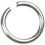 Bagues Creativ company, taille 7 mm, épaisseur 1 mm, plaqué argent, 400 pièces 1 boîte