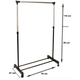 Portant simple réglable 85-115cm