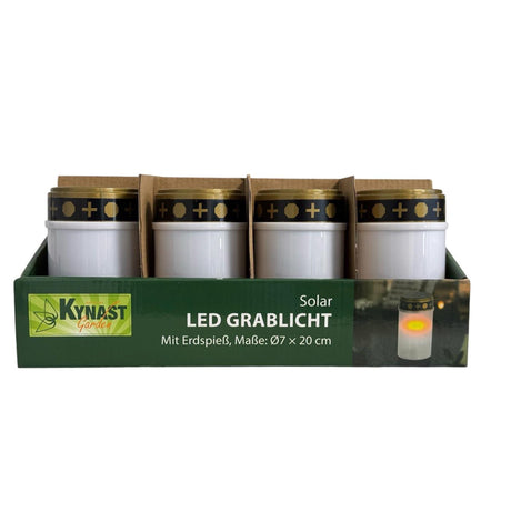 Lampe funéraire Z1 LED solaire blanc ø7xh20cm