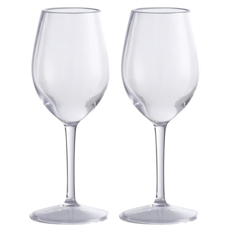 Z1 set de verres à vin plastique 2 pièces 330ml