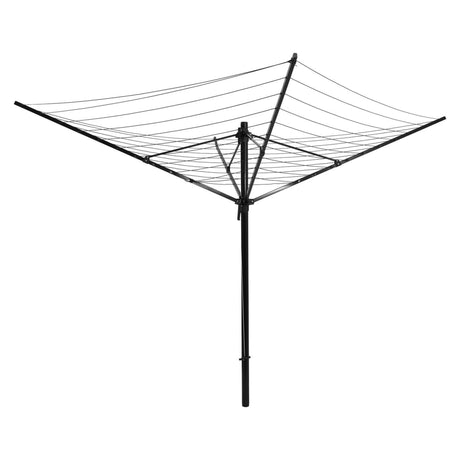 Bobine de séchage 60m noir avec manchon inférieur