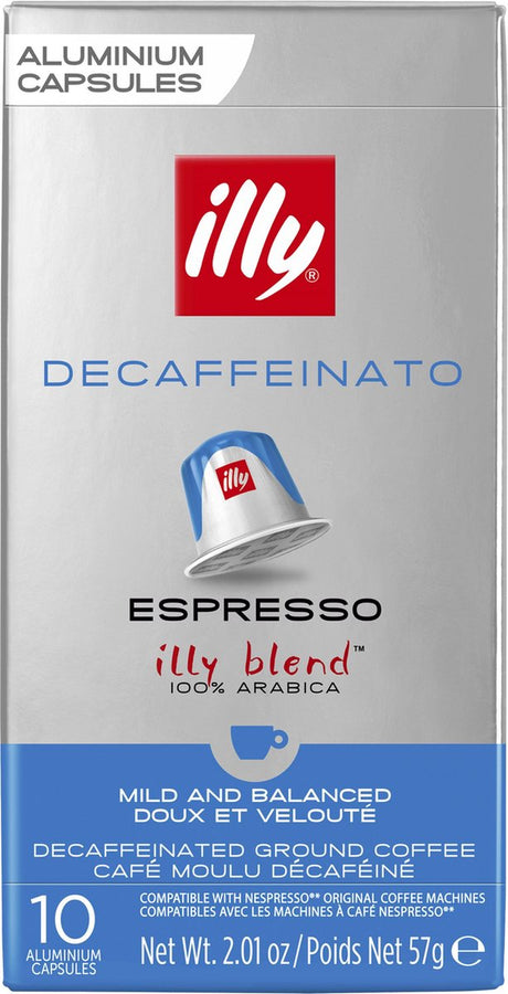 Tasses à café expresso décaféiné Illy - intensité 5 9 - 10 x 10 capsules