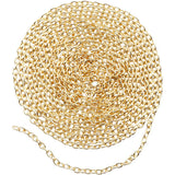 Creativ company jasseron, l: 2 mm, plaqué or, 20 m 1 boîte