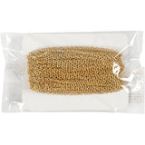 Creativ company jasseron, l: 2 mm, plaqué or, 20 m 1 boîte