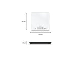 Soehnle 61505 page confort 400 balance de cuisine blanc