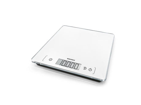 Balance de cuisine Soehnle page confort 400 - numérique - surface de pesée extra large - précision de 1 gramme - jusqu'à 10 kg - blanche
