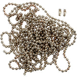 Chaîne à billes Creativ company, d 1,5 mm, argentée, 3 m 1 rouleau