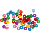 Anneaux d'arrêt Creativ company, différentes couleurs, 48 pièces 1 boîte